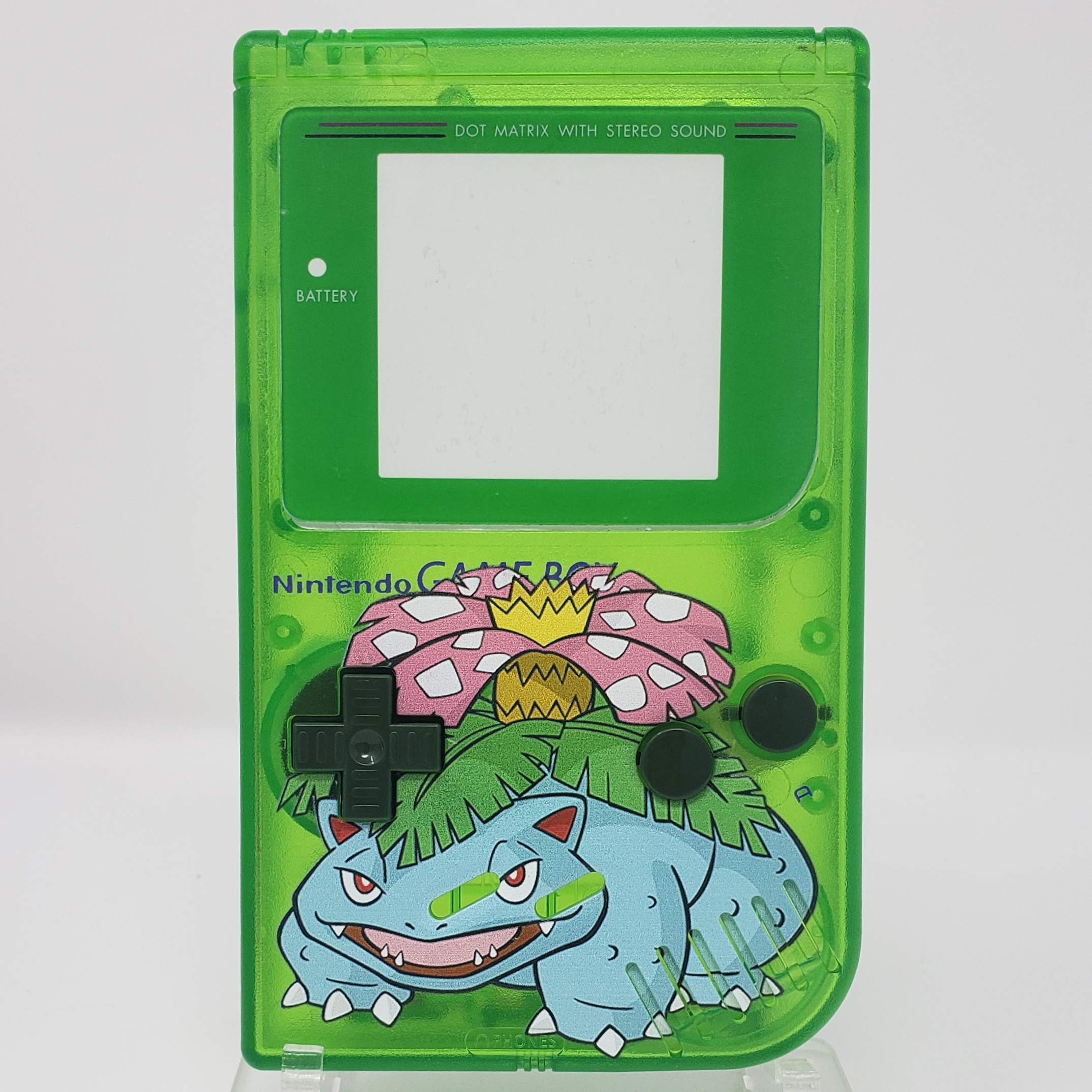 Pokemon Green Venusaur Gameboy DMG Shell