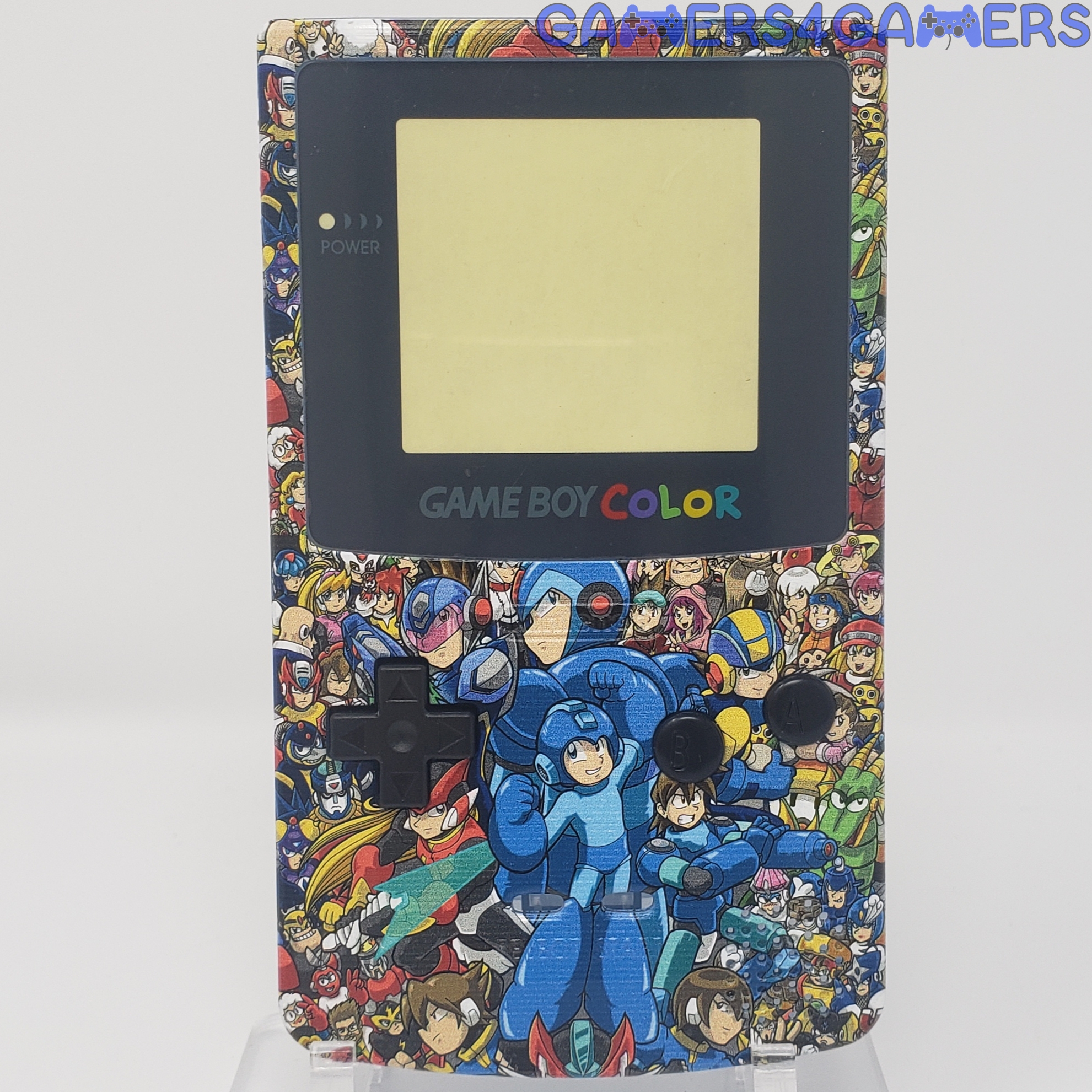Mega Man Collage Gameboy Color Shell