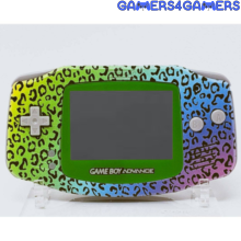 Rainbow Leopard Pattern Gameboy Advance