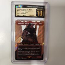Raubahn, Bull of Ala Mhigo Surge Foil 0533 CGC Pristine 10 graded MTG