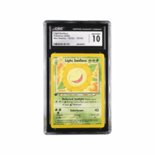 Light Sunflora 1st Ed. 72/105 Neo Destiny CGC 10 Graded Pokemon Card
