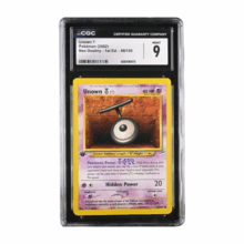 Unown T 1st Ed. 88/105 Neo Destiny CGC 9 Graded Pokemon Card