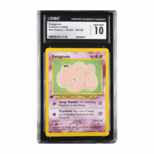 Exeggcute 1st Ed. 64/105 Neo Destiny CGC 10 Graded Pokemon Card