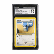 Dratini 1st Ed. 63/105 Neo Destiny CGC 10 Graded Pokemon Card