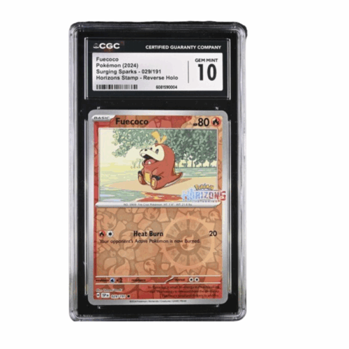 Fuecoco 029/191 Horizons Stamp Reverse Holo CGC 10 Graded Pokemon Card ...