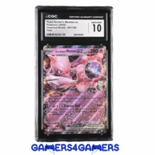 Team rockets mewtwo ex pokemon card