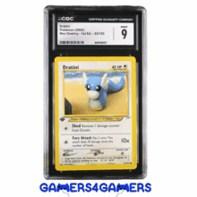 Dratini 1st Ed. 63/105 Neo Destiny CGC 9 Graded Pokemon Card