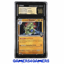 team rockets tyranitar cgc 10