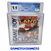 Donkey Kong Land 3 Gameboy CGC 9.9 A++ Graded Game