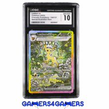 leafeon ex pokemon card sar