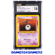 Unown T 88/105 1st Edition Neo Destiny CGC Gem Mint 10 Graded Pokemon Card