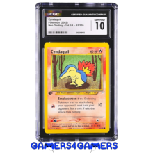 Cyndaquil 61/105 1st Edition Neo Destiny CGC Gem Mint 10 Graded Pokemon Card