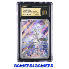 N's Reshiram 167/159 Journey Together Illustration Rare Box Topper CGC Pristine 10 Graded Pokemon Card