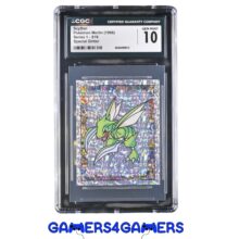 Scyther Series 1 - S19 Pokemon Merlin Special Glitter CGC Gem Mint 10 Graded Pokemon Sticker