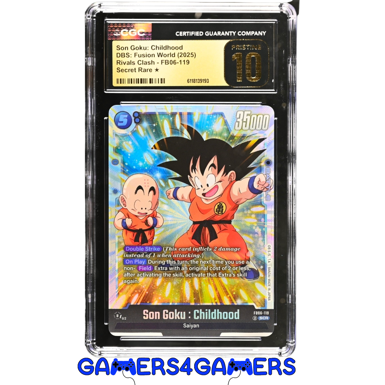 Son Goku: Childhood Rivals Clash - FB06-119 Secret Rare DBS: Fusion World