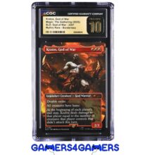 Kratos, God of War - 2207 Borderless Secret Lair CGC Pristine 10 Graded MTG Card