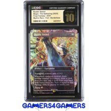 Buster Sword 0351 Final Fantasy Foil CGC Pristine 10 mtg slab psa beckett mythic