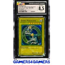 Dark Magician FADED SDY-006 Error Yu-Gi-Oh! yugi CGC 8.5 graded psa slab